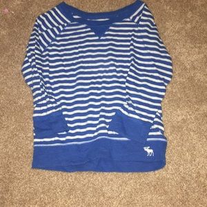 Blue striped shirt
